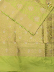 Banarasi Pattu - Fluorescent Pista