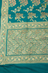 Banarasi Pattu - Turquoise Blue