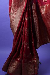 Banarasi Dola Silk – Red