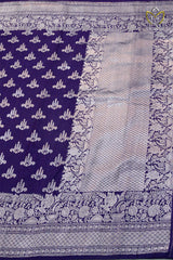 Pure Banarasi Raw Mango - Violet