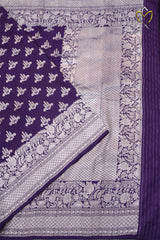 Pure Banarasi Raw Mango - Violet