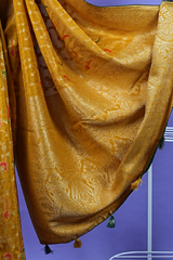 Banarasi Dola Silk – Yellow