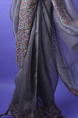 Fancy Organza - Ash Grey