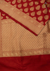 Banarasi Pattu - Dark Red