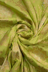 Banarasi Pattu - Fluorescent Pista