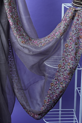 Fancy Organza - Ash Grey