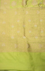 Banarasi Pattu - Fluorescent Pista