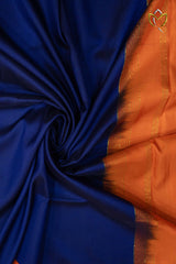 Gadwal Pattu - Blue & Orange