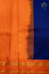 Gadwal Pattu - Blue & Orange