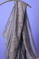 Fancy Organza - Ash Grey