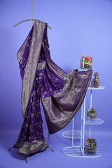 Banarasi Dola Silk – Violet