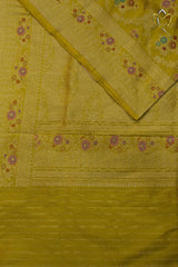 Banarasi Pattu - Mustard Yellow
