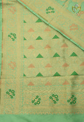 Pure Banarasi Pattu - Lux Green