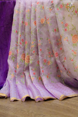 Tissue Muslin Handwoven - Lilac