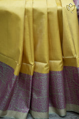 Lightweight Pattu - Mustard Yellow