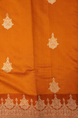 Banarasi Katan Silk - Orange Color