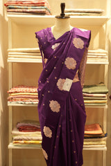 Banarasi Raw Mango - Purple Color