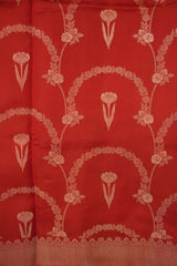 Banarasi Silk Saree - Elegant Red Color