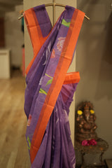 Cotton Kota - Lavender with Floral Print