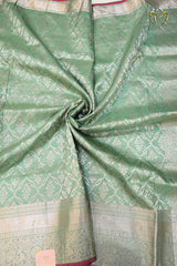 Lightweight Pattu - Olive Green