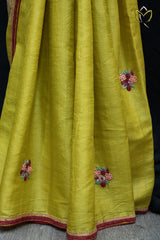 Tussar - Mustard Yellow