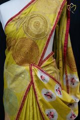 Tussar - Mustard Yellow