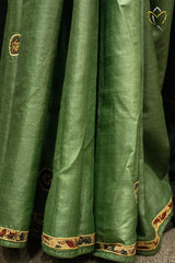 Tussar - Olive Green