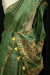 Tussar - Olive Green