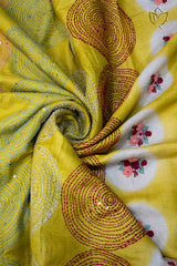 Tussar - Mustard Yellow