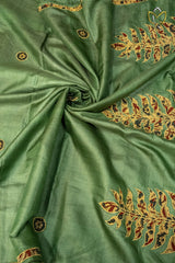 Tussar - Olive Green
