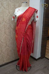 Crepe Silk - Rust & Pink