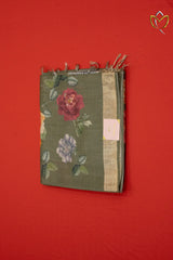 Munga Silk - Mehendi Green