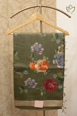 Munga Silk - Mehendi Green