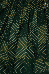 Semi Tussar - Dark green