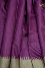 Semi Tussar - Purple