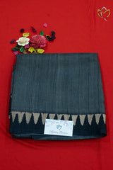 Semi Tussar - Ash & Black