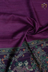 Semi Tussar - Purple