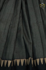 Semi Tussar - Ash & Black