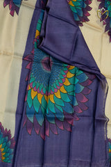 Pure Tussar - Half White