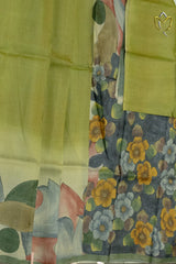 Pure Soft Silk - Mehendi Green