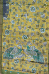 Soft Silk - Mustard Yellow & Grey