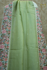 Silk Kota - Pista Green