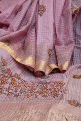 Chanderi Pattu - Onion Pink