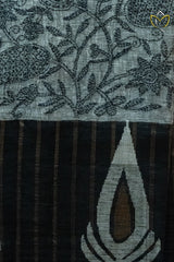 Linen Cotton - Black & White