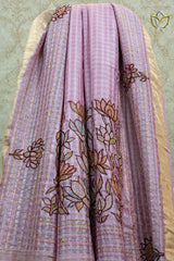 Chanderi Pattu - Onion Pink