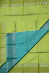 Bishnupuri Silk - Pista Green