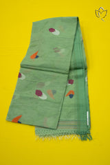 Muslin Jamdani - Pista Green