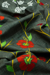 Pure Tussar - Dark Grey