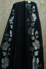 Muslin Jamdani - Black