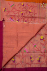 Muslin Jamdani - Peach Pink